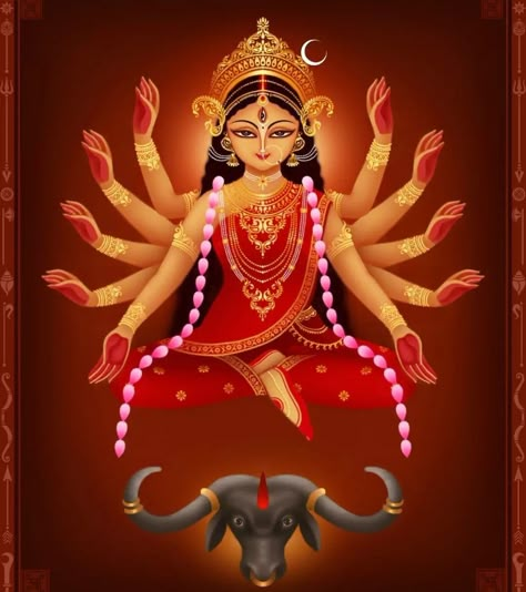 Tara Maa, Navratri Devi Images, Kali Maa, Durga Picture, Devi Images Hd, Buddhist Art Drawing, Bengali Art, Durga Painting, Pot Painting