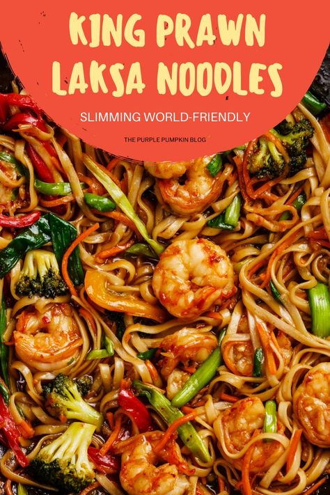 Prawn Noodles, Laksa Noodles, Prawn Noodle Recipes Stir Fry, Prawn Noodle Recipes, Prawn Thai Curry Laksa, Vegetarian Laksa, Malaysian Curry Laksa, Noodle Dinner, Cambodian Food