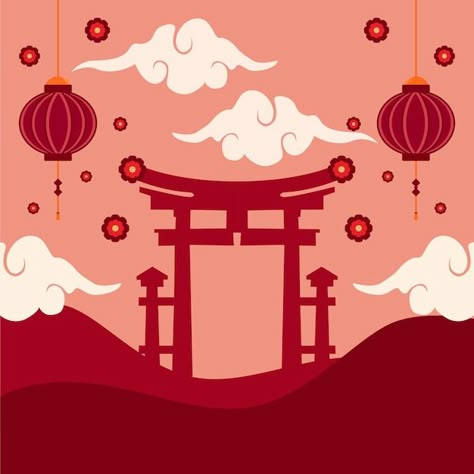 Chinese new year theme background | Premium Vector #Freepik #vector #tiger-2022 #chinese-new-year-2022 #chinese-cartoon #chinese-culture Chinese Culture Design, Chinese New Year Theme, New Year Theme, New Year Cartoon, Chinese New Year Background, Chinese New Year Poster, Chinese Theme, Relief Society Activities, Graduation Design