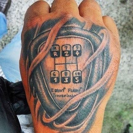 Let’s see those trucking tattoos! 🚛 🚛 #truckingtattoo #tattoo #tattoos #trucktattoo #bodyart #dieselpower #diesel #dieseltrucks #bigrig… Shifter Tattoo, Diesel Mechanics Tattoo, Trucker Tattoo, Chevy Tattoo, Truck Tattoo, Cowboy Tattoos, Mechanic Tattoo, Trucker Humor, Shift Pattern