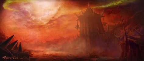 World of WarCraft: The Burning Crusade (2007) promotional art - MobyGames Burning Crusade, Warcraft Art, Concept Art World, Promotional Image, The Burning, Environment Design, Game Artwork, World Of Warcraft, Concept Art