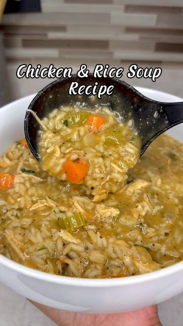 Simple Chicken And Rice Soup, Leftover Rice Soup Recipes, Chicken And Rice Soup Recipes Homemade, Chicken N Rice Soup, Stew Chicken And Rice, Boiled Chicken And Rice Recipes, Chicken And Rice Soup Crockpot, Crockpot Chicken And Rice Soup, Chicken And Rice Soup Recipes