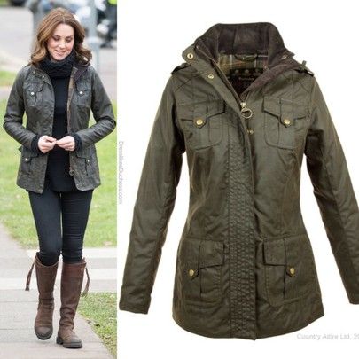 Kate Middleton Barbour Wax Defence Jacket now at Nordstrom #new #nordstrom #jacket #fall #fallcoat http://liketk.it/2YcgM #liketkit @liketoknow.it #LTKeurope #LTKstyletip Barbour Defence Jacket, Money British, Kate Fashion, Preppy Wardrobe, Barbour Wax, Staple Wardrobe, Uk Trip, Ghost Whisperer, English Country Style