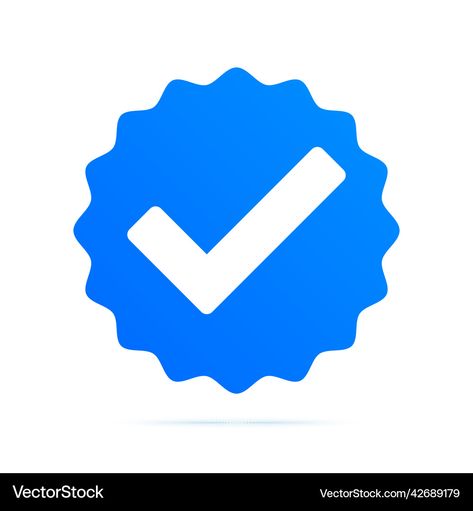 Verification Logo, Verified Logo, Star Vector, Bangla Love Quotes, Blue Circle, Transparent Png, Vector Icons, Png Images, White Background