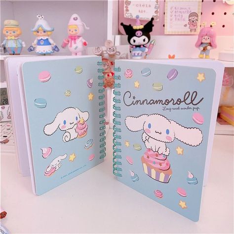 Sanrio Notebook, Gorilla Illustration, Dog Kawaii, Japanese Notebook, Free Notebook, My Melody Cinnamoroll, Kawaii School Supplies, Kuromi My Melody, Melody Cinnamoroll