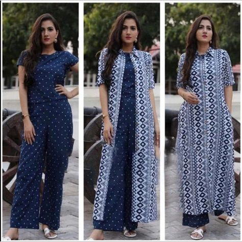 A Line Kurti, Suit Gown, Crop Top Styles, Blusas Top, Shrug For Dresses, Simple Kurti Designs, Kurti Sets, Embroidered Crop Tops, Long Kurti Designs