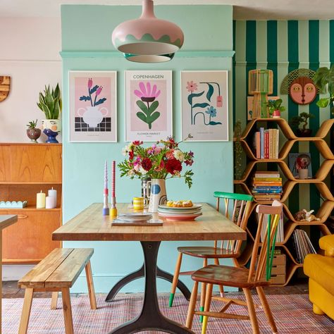 Wes Anderson Living Room Decor, Mixed Style Interior Design, Wes Anderson Apartment Decor, Wes Anderson House Decor, Wes Anderson Home Decor, Wes Anderson Decor Interior Design, Wes Anderson Kitchen, Wes Anderson Room Decor, Happy Home Decor