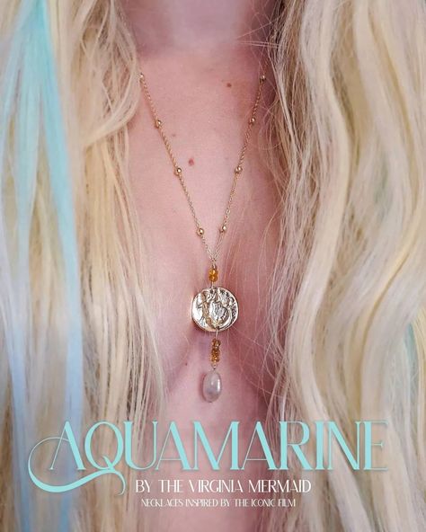 Aquamarine Movie, Mermaid Aesthetic, Mermaid Jewelry, Mermaid Life, Mermaid Necklace, Mermaid Fashion, Dark Fantasy Art, Dark Fantasy, Aquamarine