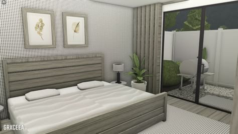 Room Bloxburg Ideas, Bloxburg Lighting, Bloxburg Villa, Bloxburg Bedroom, Blocksburg Room Ideas￼, Bloxburg Houses, Bloxburg Ideas, House Floor Design, House Doors