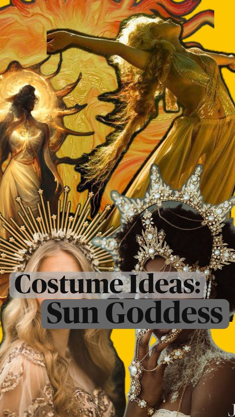 True Spring, Sun Goddess, Golden Sun, Halloween Costume Ideas, Warm Spring, Costume Ideas, Halloween Costume, Halloween Costumes, Sun