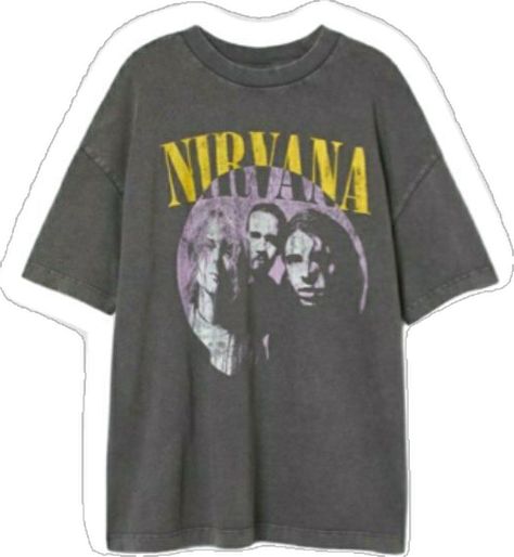 Oc Outfits, Gray Yellow, Oversized T Shirt, Dream Clothes, Oversized Sweatshirt, Looks Vintage, T Shirt For Men, Nirvana, Oversized Tshirt