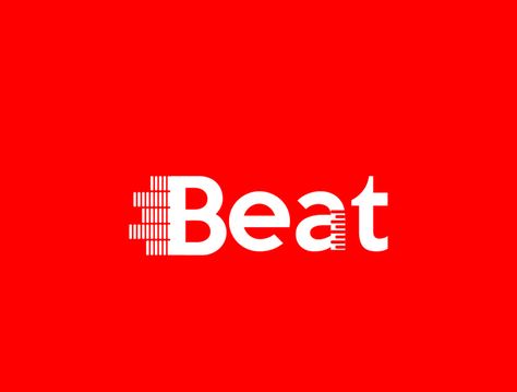 Beats Logo Design, Music Streaming Logo, Streaming Service Logo, Streaming Music Startup Logo, Beats Logo, Music Logo Inspiration, Gadget Design, Startup Design, Bruce Lee Art