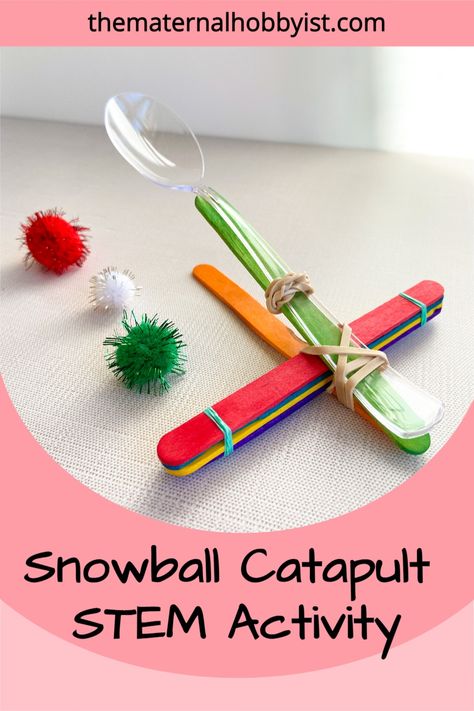 Santa Stem Activities, Girl Scout Stem Activities, Stem Catapult, Valentine Stem, Winter Stem Activities, Christmas Stem Activities, Winter Break Activities, Homeschool Stem, Easy Stem