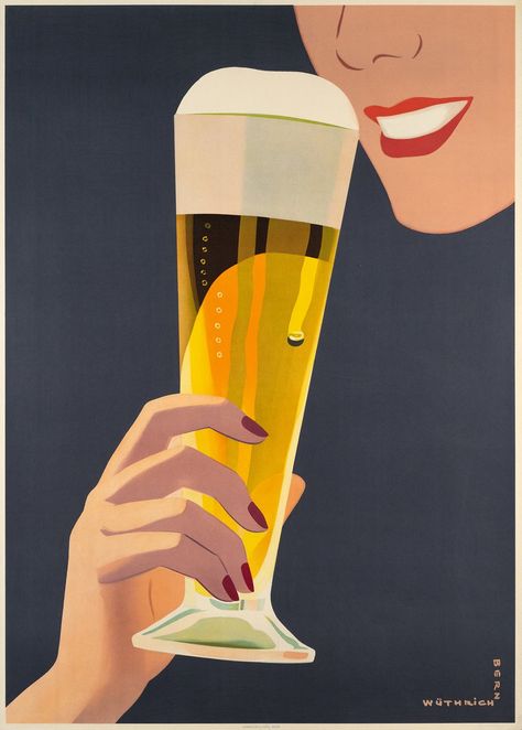 Brewery Mural, Drinks Ads, Vintage Beer Posters, Beer Cartoon, Poster Beer, Beer Posters, Party Illustration, Beer Ads, Beer Pictures