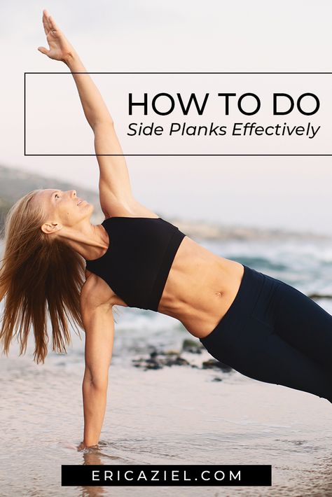 Let’s chat about side plank variations and what you can do to make your side planks more effective. The key is to focus on wrapping your ribs while lengthening through your deep core. In this post, I’m sharing exactly how I cue my clients to effectively move through a side plank position because I want you to feel the same connections. Side Plank Benefits, Side Plank Variations, Plank Benefits, Side Planks, Plank Position, Plank Variations, Deep Core, Side Plank, Move Your Body