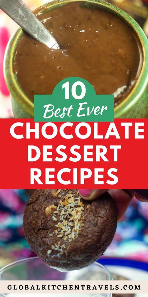 10 Best Chocolate Recipes - Chocolate Recipes with global inspiration - Celebrate some of the best chocolate recipes from around the world Best Chocolate Recipes, Chocolate Rice Pudding, Butterscotch Chip Cookies, Milk Chocolate Recipes, Orange Cream Cheese, Butterscotch Cookies, Best Chocolate Desserts, Recipes From Around The World, Recipes Chocolate