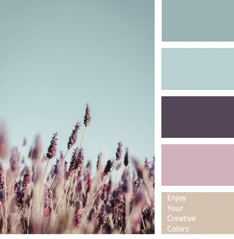 Theme Colors Palettes, Purple Gray Color Scheme, Purple Coordinating Colors, Plum Mood Board, Duck Egg Color Palette, Color Palette With Violet, Dream Colour Palette, Mint Blue Color Palette, Mint Pallete Color