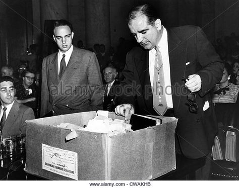 Senator Joseph McCarthy (right) and his attorney, Roy Cohn, examine files during the Army-McCarthy hearings, 1954. - Stock Image Roy Cohn, Stock Photography, Photo Image, Vector Illustration, Stock Images, Historical Figures, Stock Photos, Fictional Characters