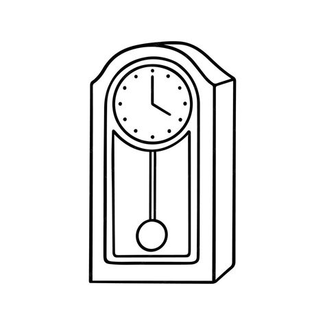 Premium Vector | Hand drawn vintage clock doodle old watches in sketch style Old Clock Drawing, Clock Doodle, Clock Drawing, Watch Sketch, Clock Drawings, C Tattoo, Object Drawing, Old Clocks, Sketch Style