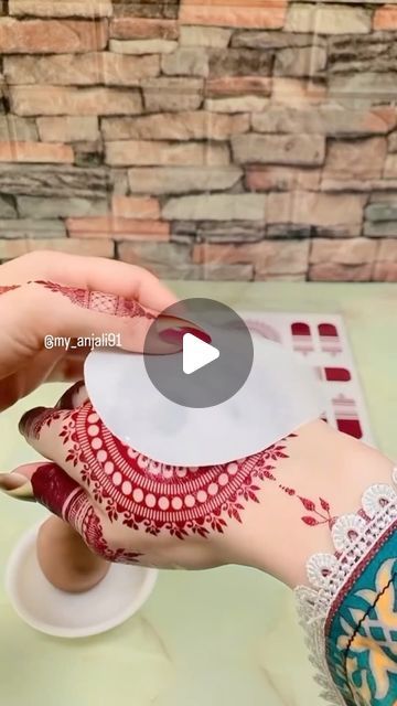 Anjali Jaiswal on Instagram: "Comment for links 🔗😍🥰 Brides on the go, we’ve found you the perfect alternative to tedious henna application, and the drying that follows. Henna tattoo stickers are your one-stop-solution for a quicker, cleaner design. Tick this one off your bridal checklist Hustle-free mehndi look with these henna stickers Tag a bride-to-be who would love this #hennasticker #hennastickers #mehndistickers #mehndisticker #mehndidesign #mehnditattoo #mehnditattoos #weddingbazaar #indianwedding #amazonfinds #meeshofinds #reels" Mehndi Design Stickers, Henna Stickers Design, Mehendi Stickers, Instagram Mehndi Designs, Tattoo Mehendi Designs, Henna Tricks, Bridal Checklist, Mehndi Stickers, Henna Stickers