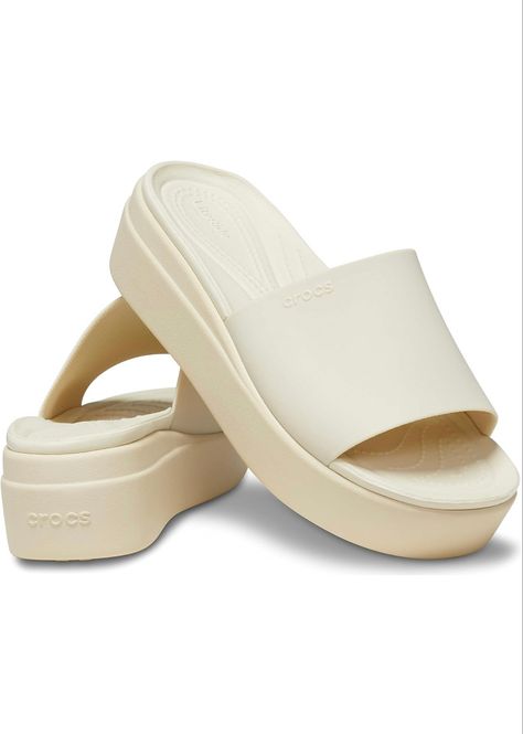 Crocs Women's Brooklyn Platform Slides Sandal #amazonfinds #amazonmusthaves #amazonslides Crocs Platform Sandals, Crocs Brooklyn, Crocs Platform, Women's Crocs, Water Polo, Platform Slides, Cute Comfy, Good Brands, Best Brands