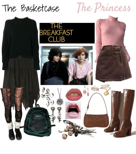 The Breakfast Club Claire Outfit, Breakfast Club Halloween Costume, Breakfast Club Aesthetic Outfits, The Breakfast Club Costume, The Breakfast Club Outfits, Breakfast Club Outfits, Claire Breakfast Club, Allison Breakfast Club, Breakfast Club Costume