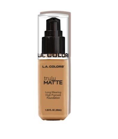 L.A. Colors Truly MATTE Long Wearing High Pigment Foundation CLM358 Warm Honey *** Click image to review more details. (Note:Amazon affiliate link) Make Up Primer, Full Coverage Makeup, Natural Foundation, La Colors, Liquid Makeup, Affordable Makeup, Mascara Facial, Matte Foundation, Makeup Base