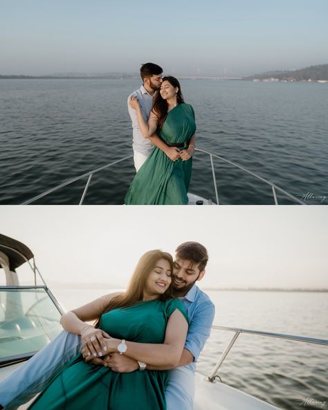 Boat Photoshoot, Prewedding Ideas, Couples Beach Photography, Pre Wedding Photography, Groom Getting Ready, Beach Wedding Photos, Pre Wedding Shoot, Wedding 2024, Couples Poses