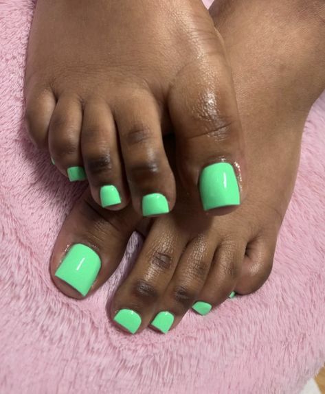 Teal Green Nails, Drippy Nails, Mint Green Nails, Green Acrylic Nails, Girly Acrylic, Gel Toe Nails, Acrylic Toe Nails, Acrylic Toes, Toe Nail Color