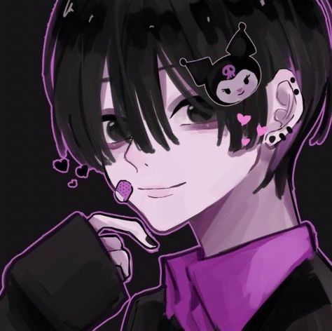 Hello Kitty Boy, Anime Gothic, Me Icon, Cool Fanart, Anime Boy Sketch, Hello Kitty Characters, Kitty Drawing, Hello Kitty Drawing, Hello Kitty Art