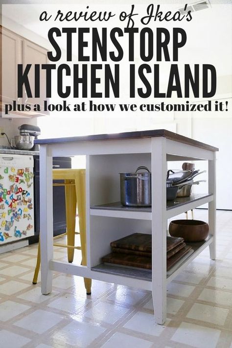 The STENSTORP island from IKEA is so beautiful and versatile! Here's a review of it and a quick look at an easy way to personalize it and make it your own! Ikea Stenstorp Island Hack, Ikea Island Hack, Antibiotics Natural, Stenstorp Kitchen Island, Kitchen Island Hack, Diy Island, Vienna House, Ikea Pantry, Kitchen Island Ikea