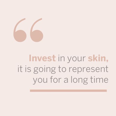 Invest in your skin, it is going to represent you for a long time! ✨💕🌻 ⁠ ⁠ Discover our Skincare range ☝ Link in bio🌴 . . . #love #makeup #beautiful #skincare #model #cosmetics #skin #instabeauty #natural #pretty #wherebeautybegins #tvsn Text About Skincare, Skincare Investment Quote, Skincare Aesthetic Qoutes, Skincare Model, Invest In Your Skin, Skincare Myths And Facts, Healthy Skin Quotes Skincare, Bio Love, Natural Pretty