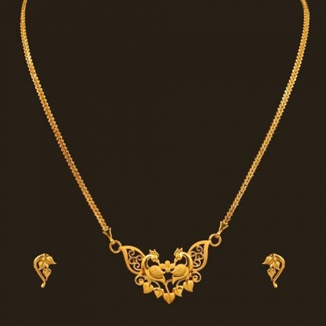 Vummidi Bangaru Jewellers, Unique Gold Jewelry Designs, Gold Jewelry Outfits, New Gold Jewellery Designs, Baby Necklace, Modern Gold Jewelry, Gold Jewelry Simple Necklace, Gold Mangalsutra Designs, Gold Necklace Indian Bridal Jewelry