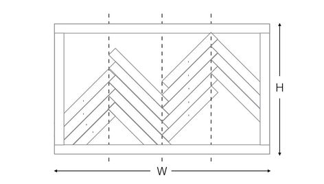 How to Make a Wood Herringbone Pattern - Welsh Design Studio Shiplap Wall Fireplace, Pattern Wall Design, Board And Batten Ideas, Barnwood Paneling, Wood Wall Ideas, Wood Quilt Block, Simple Shelves, Chevron Stencil, Herringbone Tile Pattern