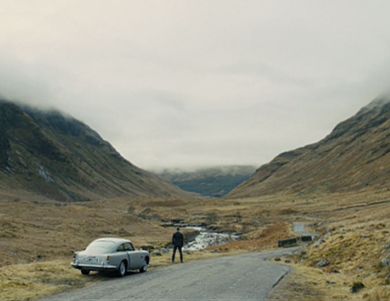 Skyfall Road- Located in the spectacular Scottish Highlands, the road to the Loch Etive was featured in the 2012 Bond blockbuster Skyfall, starring Daniel Craig and Dame Judi Dench. The road is frequently narrow with many hairpin bends not wide enough for two vehicles and a busy tourist route. James Bond Skyfall, Roger Deakins, Scotland Tours, Best Cinematography, 007 James Bond, James Bond Movies, Film Grab, Bond Movies, Skyfall