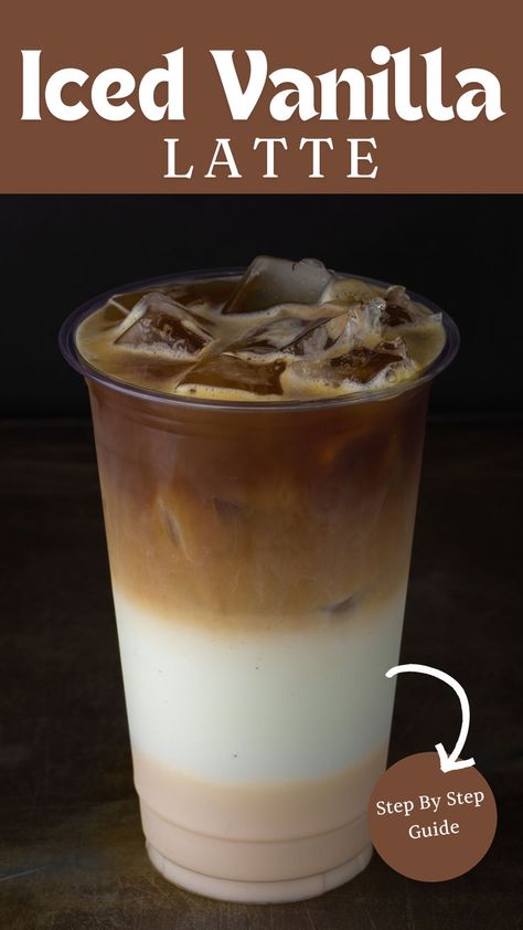 We’ve perfected the Iced Vanilla Latte recipe for a refreshing, café-style drink at home! This delicious blend of smooth espresso, creamy milk, and sweet vanilla syrup is the perfect pick-me-up on a warm day. Iced Vanilla Latte Recipe, Blended Coffee Recipes, Vanilla Latte Recipe, Espresso Drink Recipes, Iced Vanilla Latte, Iced Latte Recipe, Espresso Drink, Drink At Home, Espresso At Home