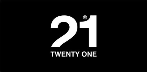 21 TWENTY ONE logo • LogoMoose - Logo Inspiration Clever Logo Design, Turning 21, 10 Logo, Text Logo Design, Logo Number, Anniversary Logo, One Logo, Logo Design Typography, Great Logos