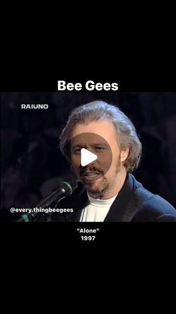 Bee Gees Fan Page 🎶 on Instagram: "The Bee Gees performing “Alone” at the Sanremo Music Festival 1997…😊 - - - #beegees #thebeegees #barrygibb #robingibb #mauricegibb #andygibb #beegeesmusic #beegeesforever #beegeesinfinite #beegeesfan #singer #music #musica #explorepage #explore #reels #reelsinstagram #70s #80s #90s #instagood #barrygibbfans #barrygibbforever" The Bee Gees, Robin Gibb, Andy Gibb, Barry Gibb, Bee Gees, The Bee, Fan Page, Music Festival, Bee