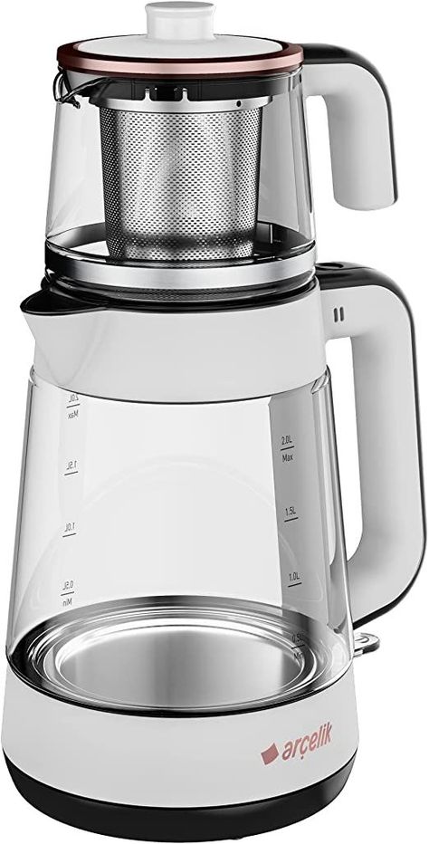 Arcelik 6964 Resital Glass 2.0 Lt Automatic Electric Turkish Tea Maker Double Kettle Teapot Samovar Tea Machine Tea Maker Machine, Electric Tea Kettle Station, Turkish Kitchen Design, Samovar Tea, Tea Machine, Turkish Teapot, Tea Station, Electric Tea Kettle, Turkish Kitchen