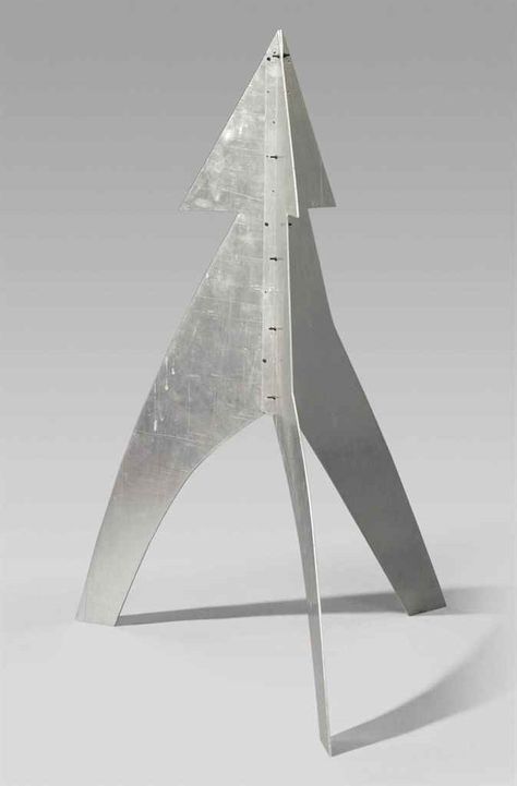 Alexander Calder, Hanging Mobile, Sheet Metal, Metallic Paint, Alexander, Black And Red, Auction, Sculpture