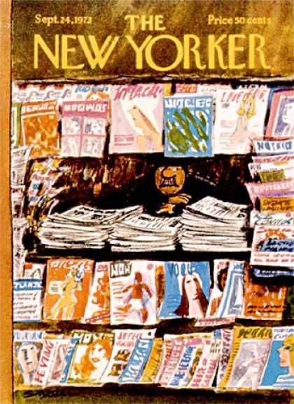 New Yorker Newsstand magazine cover New Yorker September, Freetime Activities, New Yorker Cover, The New Yorker Magazine, New Yorker Magazine, New Yorker Covers, Postal Vintage, Dorm Posters, Art Collage Wall