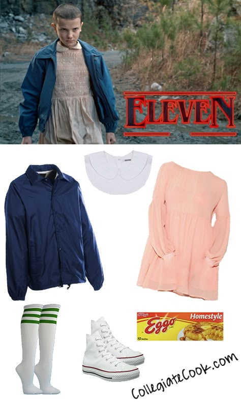 Stranger Things Costume Ideas - How to dress like Eleven for Halloween - Collegiate Cook