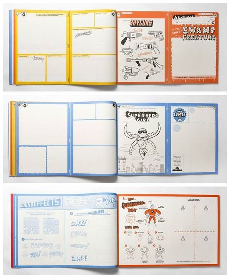 The Superhero Comic Kit by Jason Ford: ENORMOUS and super fun DIY book for imaginative kids Diy Comic Book, Books Funny, Children's Comics, Book Diy, Kids Create, Cool Mom, Best Kids Toys, Mom Stuff, Kids Activity