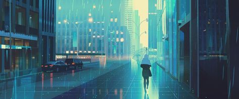 Kat Tsai, Visual Development, Natural Phenomena, Steven Universe, The Rain, Just Go, Shades Of Blue, Skyscraper, Location History