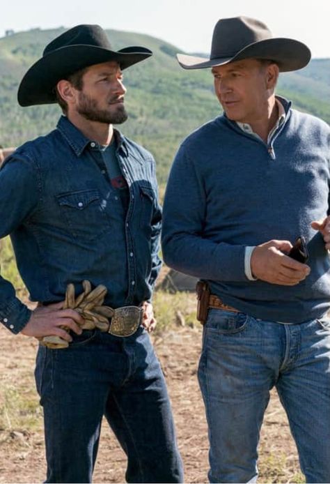 Yellowstone Outfit Ideas Men, Kayce Dutton Yellowstone, Yellowstone Fashion, Yellowstone Cowboys, Yellowstone Cast, 1923 Yellowstone Spencer, Yellowstone Kevin Costner, Yellowstone Outfits, Yellowstone Ranch