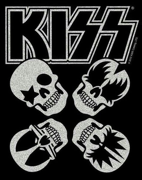 Kiss Grunge Concert, Banda Kiss, Kiss Logo, Lucas Lima, Rock Band Logos, Horror Vintage, Rock Band Posters, Kiss Army, Kiss Art