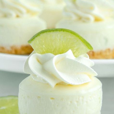 Courtney Carey | Cake Me Home Tonight on Instagram: "These mini key lime pie cheesecakes may be small, but they pack a mighty punch of sweet and tart key lime flavor!⁣ ⁣ How to find the recipe:⁣ Comment MINI to have the recipe sent to your inbox | Click on the photo linked in my profile | Google “cake me home tonight mini key lime pie cheesecakes” | Head to https://cakemehometonight.com/mini-key-lime-pie-cheesecakes/⁣ ⁣ #keylime #keylimepie #cheesecake #nobake #nobakecheesecake" Mini Key Lime Pie, Key Lime Pie Cheesecake, Cake Me Home Tonight, Mini Key Lime Pies, Mini Cheesecake Pan, Key Lime Cheesecake, Key Lime Juice, Lime Cheesecake, Instagram Cake