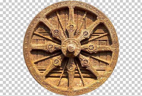 Konark Wheel Painting, Temple Logo Hindu, Konark Sun Temple Drawing, Ashok Chakra Logo, Konark Chakra, Konark Wheel, Hindu Temple Architecture, Temple Png, Chariot Wheel