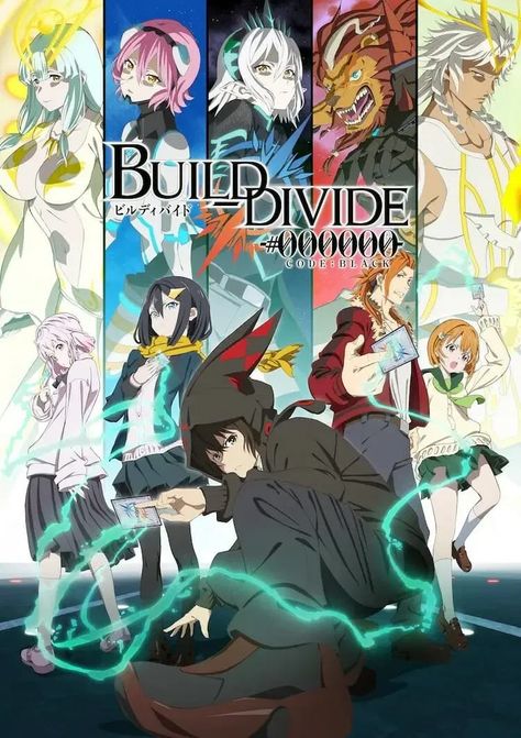 Build Divide -#000000 Code Black, Black Anime, Kyoto, Anime, Black