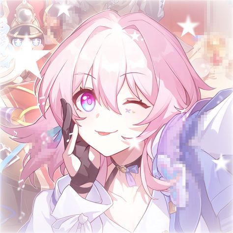 march 7th icon☆ #aesthetic #march7thhonkaistarrail #hsr #march7th #honkaistarrailicon #icon #pfp #honkaistar #honkaistarrail #honkai March Pfp Honkai, Hsr March 7th Icon, Genshin Cute Icons, March 7 Icon, Cute Pfp Genshin, March 7th Aesthetic, March7th Icon, Honkai Starrail Icon, March Honkai Star Rail